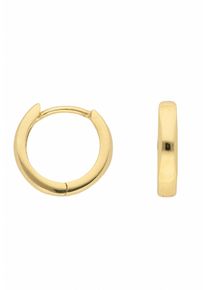 Adelia&acute;s Paar Creolen ADELIA&acute;S "333 Gold Ohrringe Creolen &Oslash; 12 mm", gold, Ohrringe, Damen, Gelbgold 333, Paar Creolen