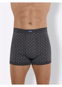 King&acute;S Club Schl&uuml;pfer KINGS CLUB, Herren, Gr. 9, 2 Stk., grau (anthrazit, bedruckt), 100% Baumwolle, Unterhosen Schl&uuml;pfer