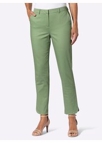 Webhose Lady, Damen, Gr. 46, Normalgr&ouml;&szlig;en, eucalyptus, 97% Baumwolle, 3% Elasthan, unifarben, Hosen Webhose