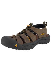 Sandale Keen "Newport", Herren, Gr. 48, braun, Leder, Schuhe Sandale