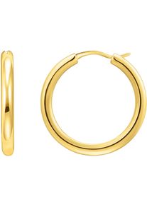 Paar Creolen Thomas Sabo "Schmuck Silber 925 Ohrringe Chunky-Design", gold (gelbgoldfarben), Ohrringe, Damen, Silber 925 (recycelt), Paar Creolen