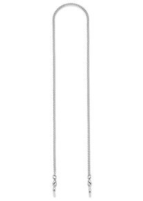 Brillenkette Bruno Banani "Schmuck Geschenk - Perfekt zu Brille und Sonnenbrille", silber (silberfarben), Trageb&auml;nder, DamenL:75cm, Aluminium, Messing, Silikon, Brillenkette, als Maskenkette tragbar, L:75cm