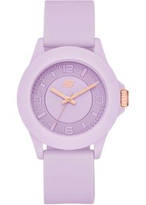 Quarzuhr Skechers "ROSENCRANS", lila (flieder), Armbanduhren, Damen, Quarzuhr, Armbanduhr, Damenuhr, Silikonarmband, analog, Mineralglas