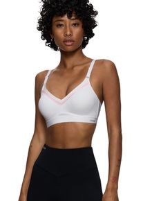 Sport-BH triaction by Triumph "Triaction Free Motion N EX", Damen, Gr. 95, Cup D, wei&szlig;, Single Jersey, Obermaterial: 50% Polyester, 32% Polyamid, 18% Elasthan (LYCRA), BHs Sport-BH, atmungsaktiv und hoher Halt