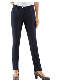 Thermohose Stehmann, Damen, Gr. 46, Normalgr&ouml;&szlig;en, blau (marine), 76% Viskose, 21% Polyamid, 3% Elasthan, unifarben, lang, Hosen Thermohose