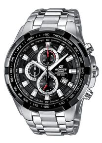 Chronograph CASIO EDIFICE "EF-539D-1AVEF", silber (silberfarben), Armbanduhren, Herren, Chronograph, Quarzuhr, Armbanduhr,Herrenuhr,Edelstahlarmband,bis 10 bar wasserdicht
