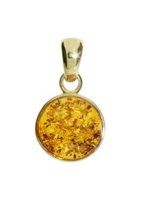 Kettenanh&auml;nger OSTSEE-SCHMUCK "- Frouke 10 mm - Gold 333/000 - Bernstein" Gr. 20, gold (gold 333, goldfarben, gelb), Schmuckanh&auml;nger, Damen, Gelbgold 333, Kettenanh&auml;nger