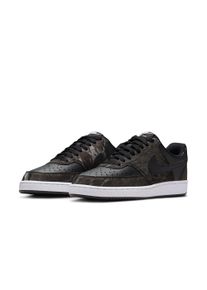 Sneaker Nike Sportswear "W COURT VISION LO NN", Damen, Gr. 36,5, schwarz, schwarz, wei&szlig;, Synthetik, Schuhe Sneaker