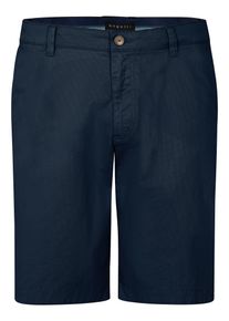 Bermudas Bugatti, Herren, Gr. 46, Normalgr&ouml;&szlig;en, blau (390, marine), 98% Baumwolle, 2% Elasthan, unifarben, normal, Hosen Bermudas, im l&auml;ssigen Stil