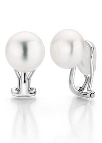 Paar Ohrclips Firetti "Schmuck Geschenk Ohrschmuck ohne Ohrl&ouml;cher Perle" Gr. 10, bunt (silberfarben, wei&szlig;), Ohrringe, Damen, 10, Perlen Silber 925 (Sterlingsilber), Perlen, Silber 925 (Sterlingsilber), Paar Ohrclips, Made in Germany - mit S&uuml;&szlig;wasserzuchtperle