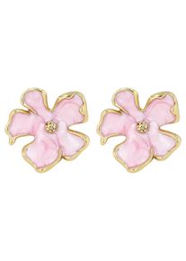 Adelia&acute;s Paar Ohrstecker ADELIA&acute;S "Damen Ohrringe &iquest; Ohrstecker aus Edelstahl mit Emaille", gold, Ohrringe, Damen, Edelstahl, Paar Ohrstecker