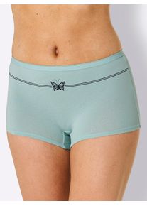 Panty, Damen, Gr. 46, 3 Stk., 2x wei&szlig;, marine, 1x mint, marine, 95% Baumwolle, 5% Elasthan, Unterhosen Panty