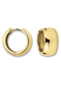Paar Creolen ONE ELEMENT "Ohrringe Creolen aus 333 Gelbgold &Oslash; 15,5 x 7,0 mm", gold, Ohrringe, Damen, Gelbgold 333, Paar Creolen
