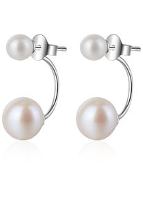 Perlenohrringe AILORIA "Ohrringe MEGUMI", silber, Ohrringe, Damen, Silber 925 (Sterlingsilber), Perlenohrringe