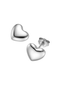 Paar Ohrstecker Firetti "Schmuck Geschenk Silber 925 Ohrschmuck Ohrringe Herz", silberfarben, Ohrringe, Damen, Silber 925 (Sterlingsilber), Paar Ohrstecker