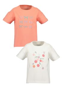 T-Shirt Blue Seven "Blue Seven T-Shirts 2 PACK", M&auml;dchen, Gr. 110, m001, multipack 1, 95% Baumwolle, 5% Elasthan, normal, Rundhals, Shirts T-Shirt