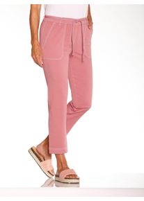 7/8-Jeans Classic Basics, Damen, Gr. 46, Normalgr&ouml;&szlig;en, rot (rosenholz), 98% Baumwolle, 2% Elasthan, unifarben, 7/8-L&auml;nge, Jeans 7/8-Jeans