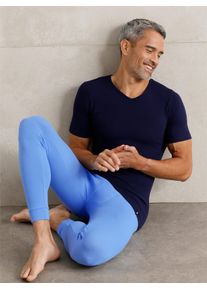 w&auml;schepur Unterziehshirt W&Auml;SCHEPUR, Damen, Gr. 4, 2 Stk., Normalgr&ouml;&szlig;en, marine, himmelblau, 95% Baumwolle, 5% Elasthan, V-Ausschnitt, Unterhemden Unterziehshirt