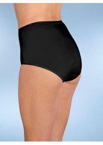 Taillenslip Nina von C., Damen, Gr. 52, 3 Stk., schwarz, 93% Baumwolle, 7% Elasthan, Unterhosen Taillenslip