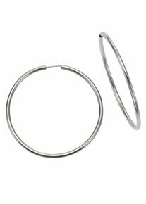 Paar Creolen Firetti "Schmuck Geschenk Silber 925 Basic 2 mm breit" Gr. 50, silber (silberfarben), Ohrringe, Damen, 50, Silber 925 (Sterlingsilber), Paar Creolen