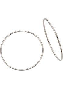 Paar Creolen Firetti "Schmuck Geschenk Silber 925 Basic 2 mm breit" Gr. 60, silber (silberfarben), Ohrringe, Damen, 60, Silber 925 (Sterlingsilber), Paar Creolen