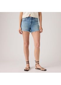 Levi's Shorts LEVI'S, Damen, Gr. 31, N-Gr, en masse, Denim/Jeans, Obermaterial: 99% Baumwolle, 1% Elasthan, figurbetont Po-bedeckend, Hosen Shorts, Die Passform schmeichelt kurvigen Figuren