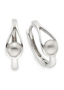 Paar Creolen Firetti "Schmuck, Geschenk, Creolen Silber rhodiniert", silberfarben, Ohrringe, Damen, 14mm, Silber 925 (Sterlingsilber), Paar Creolen