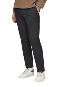 Chinohose s.Oliver, Herren, Gr. 36, L&auml;nge 34, grau (dunkelgrau), Obermaterial: 69% Baumwolle, 30% Polyester, 1% Elasthan, unifarben, regular fit kn&ouml;chelfrei, Hosen Chinohose, mit Webstruktur