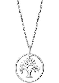 Kette mit Anh&auml;nger Engelsrufer "Lebensbaum", silber (silberfarben), Halsketten, Damen, Silber 925 (Sterlingsilber), L: 50 B: 1,33mm, Kette mit Anh&auml;nger, Made in Germany, B:1,33mm