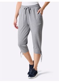 Sweathose Catamaran, Damen, Gr. 44/46, Normalgr&ouml;&szlig;en, grau, meliert, 50% Baumwolle, 50% Polyester, unifarben, Hosen Sweathose