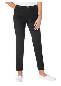 Stretch-Jeans Ascari, Damen, Gr. 46, Normalgr&ouml;&szlig;en, schwarz, 65% Baumwolle, 31% Polyester, 4% Elasthan, unifarben, lang, Jeans Stretch-Jeans