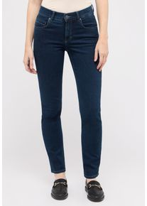 5-Pocket-Jeans Angels "CICI", Damen, Gr. 38, L&auml;nge 28, blau (schwarz indigo), Denim/Jeans, Obermaterial: 92% Baumwolle, 8% Elasthan, slim fit, Jeans 5-Pocket-Jeans, aus sportivem Denim