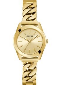 Quarzuhr Guess "SERENA", gold (goldfarben), Armbanduhren, Damen, Quarzuhr, Armbanduhr, Damenuhr