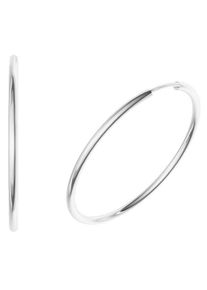 Paar Creolen Firetti "Schmuck Geschenk Silber 925 2,0 mm breit" Gr. 40, silber (silberfarben), Ohrringe, Damen, 40, Silber 925 (Sterlingsilber), Paar Creolen, Made in Germany