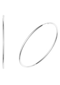 Paar Creolen Firetti "Schmuck Geschenk Silber 925 2,0 mm breit" Gr. 60, silber (silberfarben), Ohrringe, Damen, 60, Silber 925 (Sterlingsilber), Paar Creolen, Made in Germany