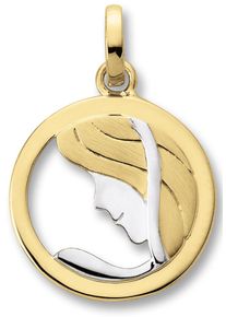 Sternzeichenanh&auml;nger ONE ELEMENT "Jungfrau Sternzeichen Anh&auml;nger aus 333 Gelbgold", gold, Schmuckanh&auml;nger, Damen, Jungfrau, Gelbgold 333, Sternzeichenanh&auml;nger, Astro
