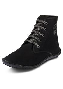 Barfu&szlig;schuh Leguano "CHESTER LIGHT", Damen, Gr. 42, schwarz, Synthetik, Textil, Schuhe Barfu&szlig;schuh, Bequemschuh, Komfortschuh, Flats, Schn&uuml;rboots, Made in Germany