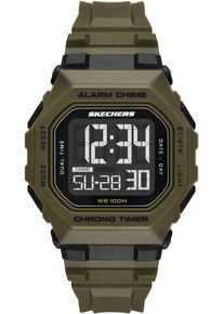Chronograph Skechers "WHITFIELD", gr&uuml;n (khakifarben, schwarz), Armbanduhren, Herren, Chronograph, Quarzuhr, Armbanduhr, Herrenuhr, digital, Tag, Wochentag