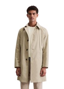 Marc O'Polo Kurzmantel MARC O'POLO, Damen, Gr. L, pure cashmere, Web, Obermaterial: 47% Polyester, 42% Baumwolle, 11% Polyamid. Futter: 100% Polyester. &Auml;rmelfutter: 100% Polyamid, regular fit ca. Mitte Oberschenkel, M&auml;ntel Kurzmantel, regular fit im Carcoat-Stil, Gehschlitz hinten