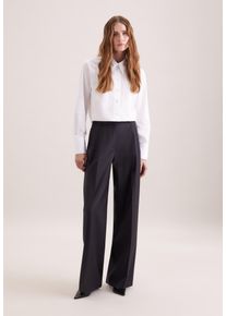 Stoffhose Seidensticker, Damen, Gr. 48, Normalgr&ouml;&szlig;en, navy, 52% Wolle, 44% Polyester, 4% Elasthan, unifarben, Hosen Stoffhose