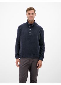 Strickpullover Lerros, Herren, Gr. 3XL, classic navy, Strick, Obermaterial: 82% Baumwolle, 18% Polyester, unifarben, regular fit h&uuml;ftlang, Rundhals, Flachstrickb&uuml;ndchen, Pullover Strickpullover, Chenille-Pullover mit Troyer