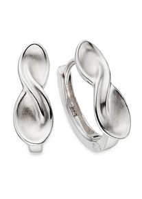 Paar Creolen Bruno Banani "Schmuck Geschenk Silbercreolen", silberfarben, Ohrringe, Damen, Silber 925 (Sterlingsilber), Paar Creolen