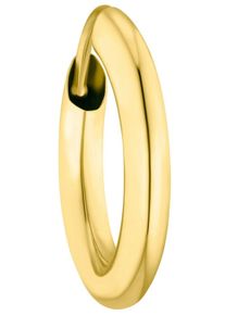 Single-Creole Amor "Gold Classic", gold (gelbgoldfarben), Ohrringe, Damen, Gelbgold 375, Single-Creole, Made in Germany