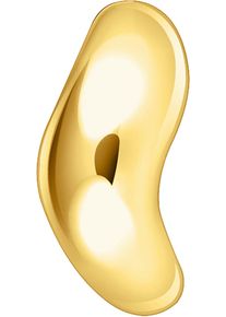 Ohrklemme Thomas Sabo "Bold Elegance Earcuff in geschwungener Form", gold (gelbgoldfarben), Ohrringe, Damen, Silber 925 (recycelt), Ohrklemme
