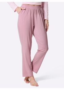 w&auml;schepur Pyjamahose W&Auml;SCHEPUR, Damen, Gr. 44/46, Normalgr&ouml;&szlig;en, ros&eacute;, 100% Baumwolle, unifarben, Hosen Pyjamahose