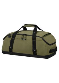 Reisetasche Samsonite "ECODIVER DUFFLE S", Damen, Gr. B/H/T: 55cm x 24cm x 31cm, waxed wasabi, Polyester, Taschen Reisetasche, Duffle als Rucksack tragbar