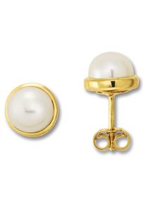 Paar Ohrstecker ONE ELEMENT "Ohrringe Ohrstecker aus 333 Gelbgold", gold, Ohrringe, Damen, Gelbgold 333, Paar Ohrstecker