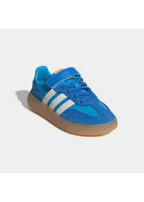 Sneaker adidas Sportswear "BARREDA DECODE KIDS", Damen, Gr. 34, lucid aquamarine, sanftes wei&szlig;, collegiate gold, Leder, Textil, Schuhe Sneaker, mit Klettverschluss, f&uuml;r Kinder & Jugendliche