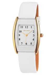 Quarzuhr Lady, wei&szlig;, Armbanduhren, Damen, Quarzuhr