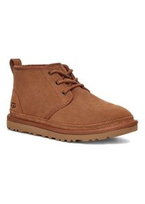 UGG Australia Schn&uuml;rboots UGG "Unisex Neumel", Damen, Gr. 6 (37), braun (chestnut), Veloursleder, unifarben, Schuhe Schn&uuml;rboots, Chukka Boot, Freizeitschuh zum Schn&uuml;ren